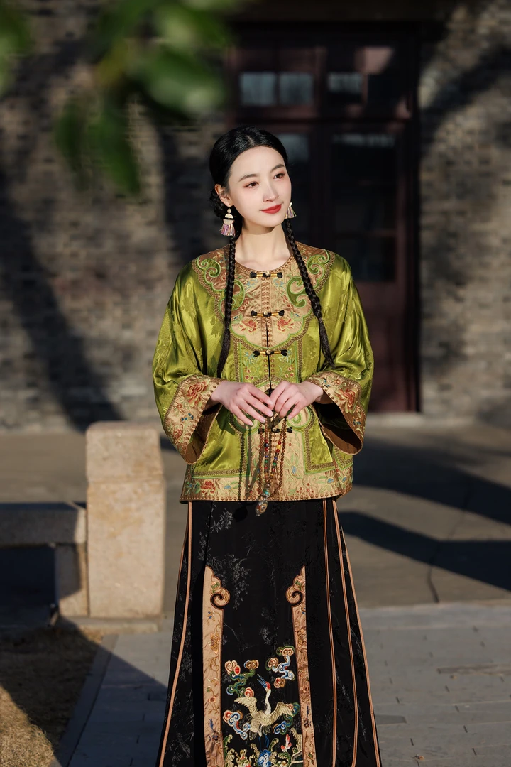 [WYZAKING]【云锦春华】新中式重工刺绣复古绣花盘扣上衣外套