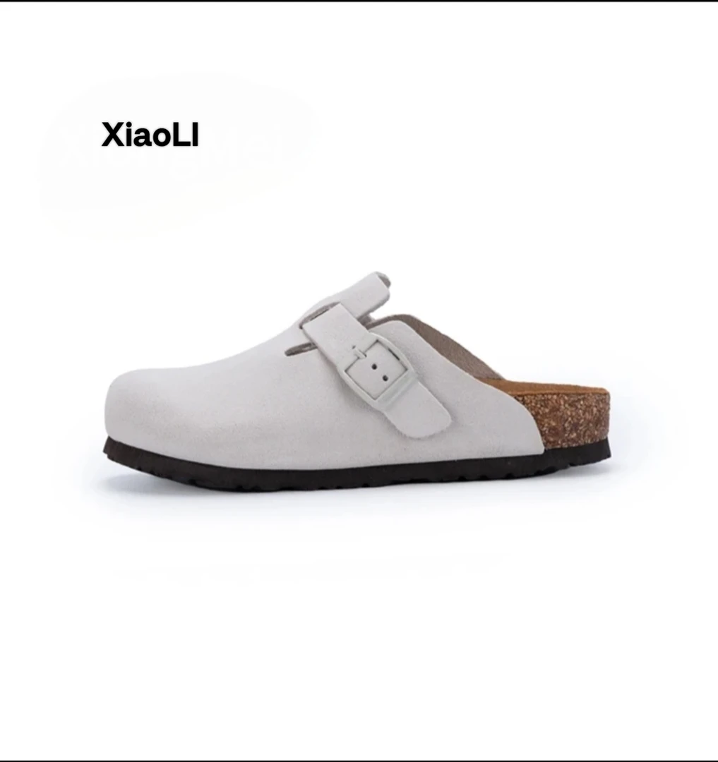 【手工半包拖鞋】新款春夏秋包头勃肯潮流时尚百搭休闲薄款勃肯鞋