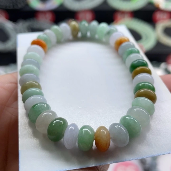 未镶嵌手链翡翠卡8.6