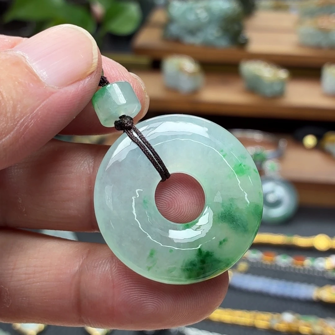 吊坠(不含链)未镶嵌翡翠甜甜圈