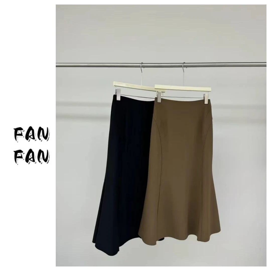 FANFAN 【经典鱼尾半裙】中长款显瘦半身裙