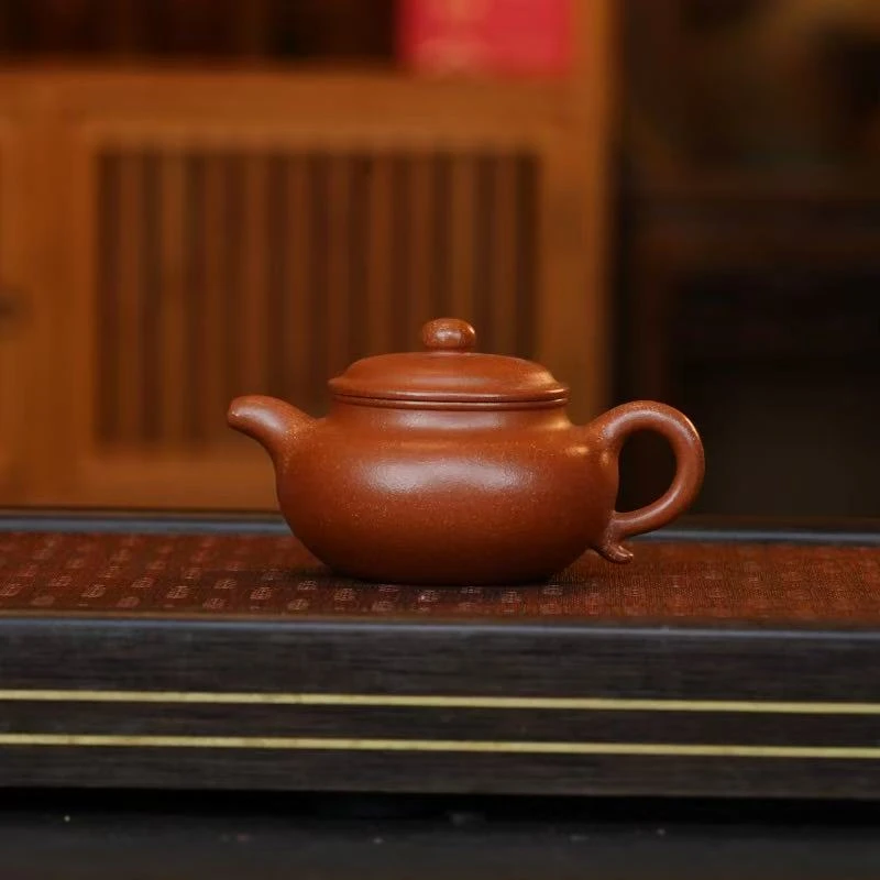 ZKF红降[仿古260CC]原矿手工紫砂壶