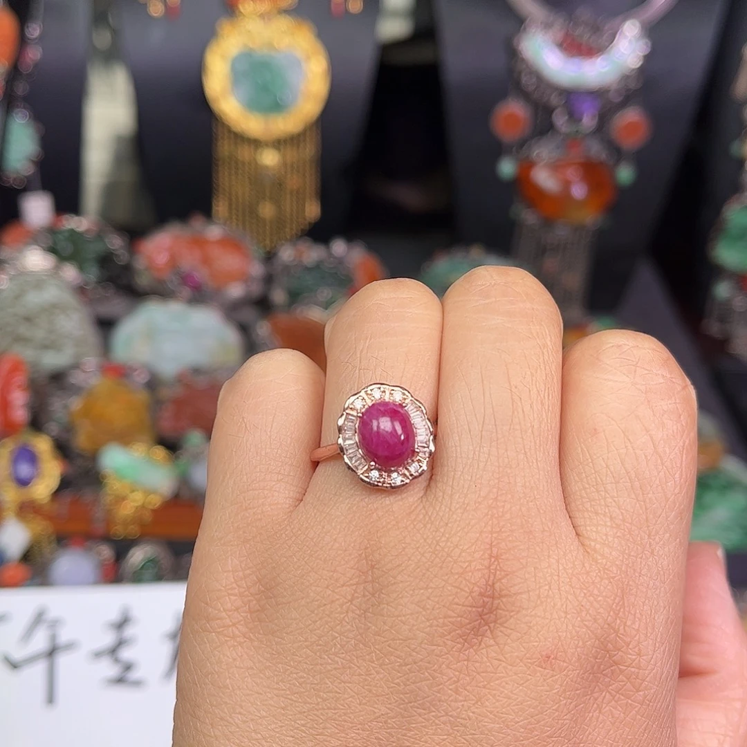 红宝石戒指未镶嵌开播福利