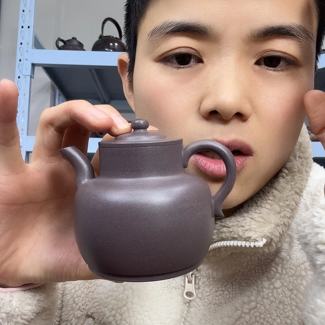 都***人紫砂茶壶民间手艺人全手工制作