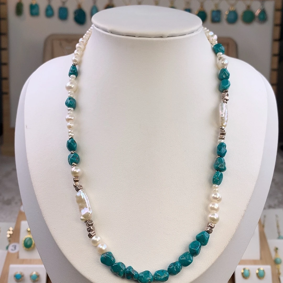 绿松石未镶嵌吊坠(赠链)