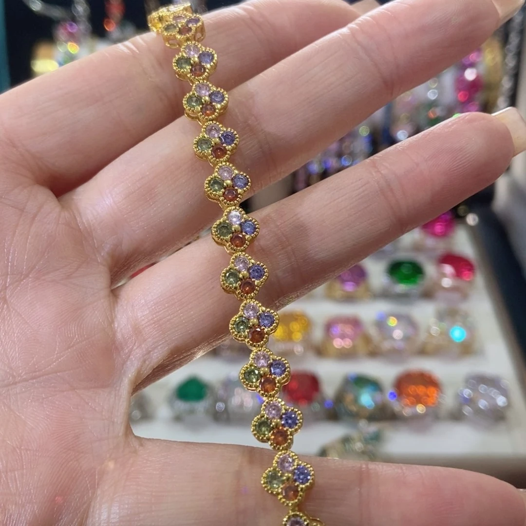 66锆石（处理）手链