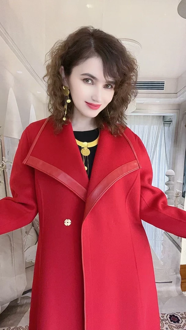 MODA KIZ新款毛呢外套羊毛大衣