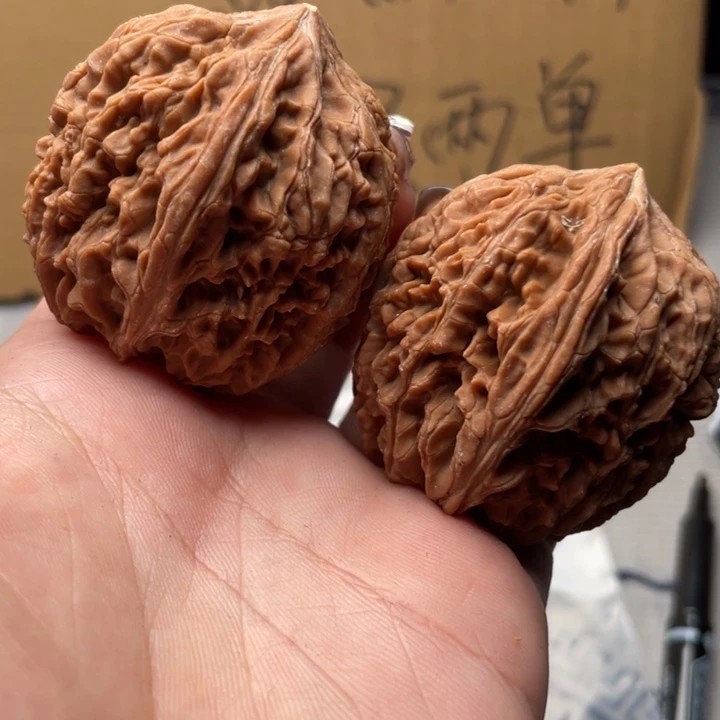 招***鸟把件文玩核桃大蒜头37