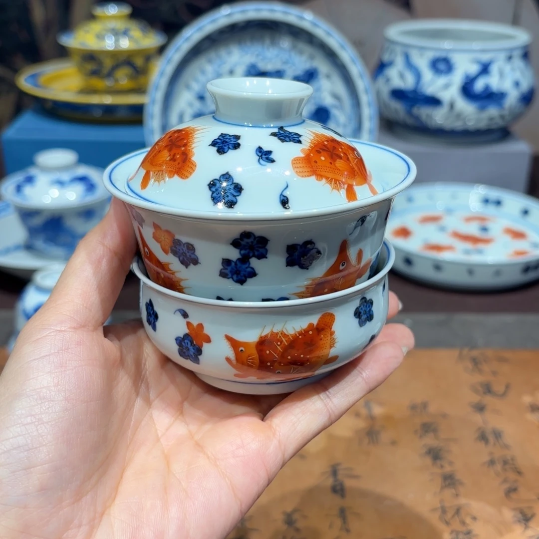 手工手绘陶瓷茶具