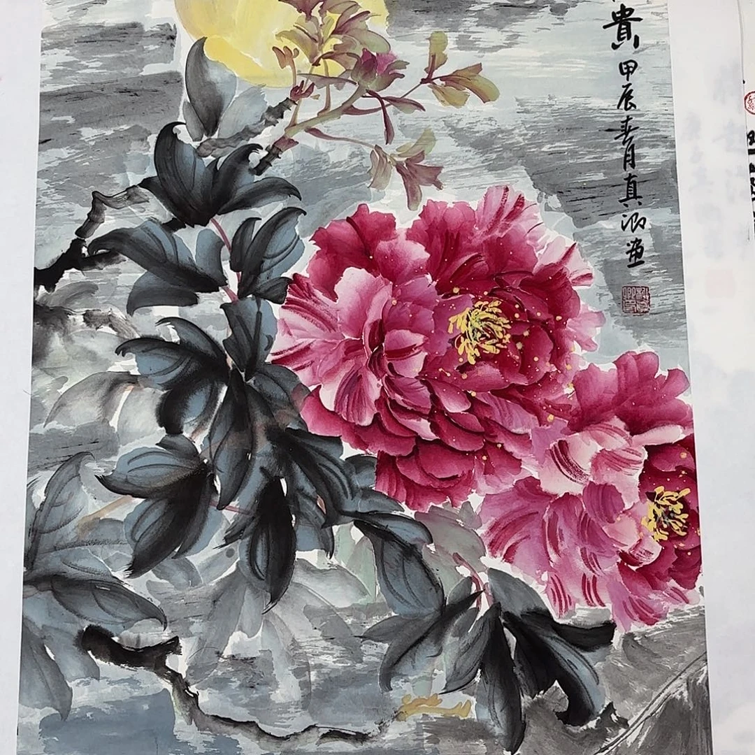 国画国画作品多次入选国内外