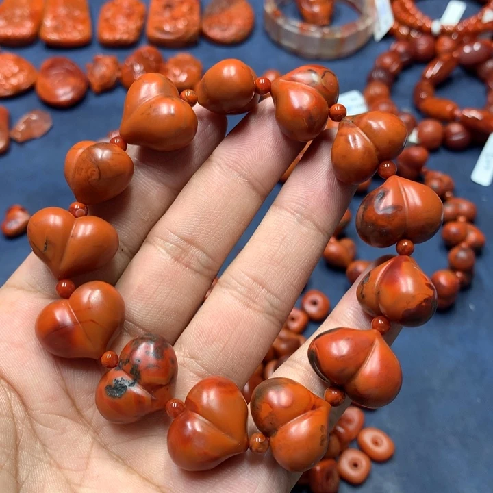 手串未镶嵌南红玛瑙