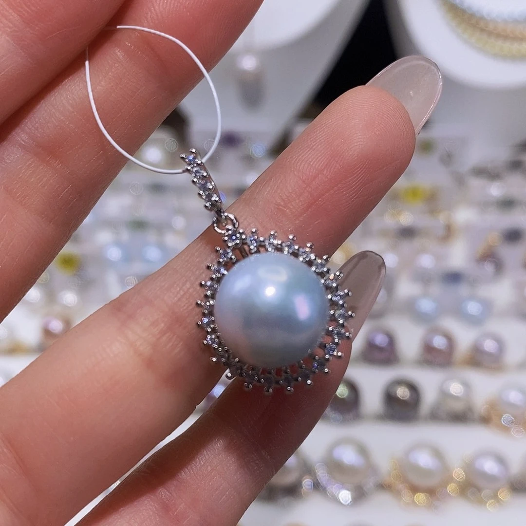 淡水珍珠颈饰合金