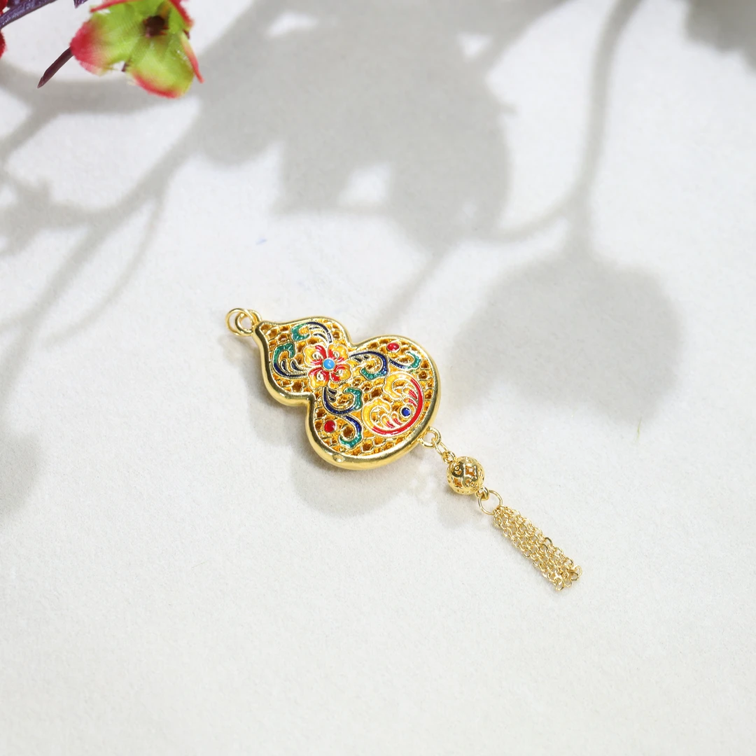 【汪氏精品】足金葫芦吊坠  WSZB 91712 多样性发货发其一