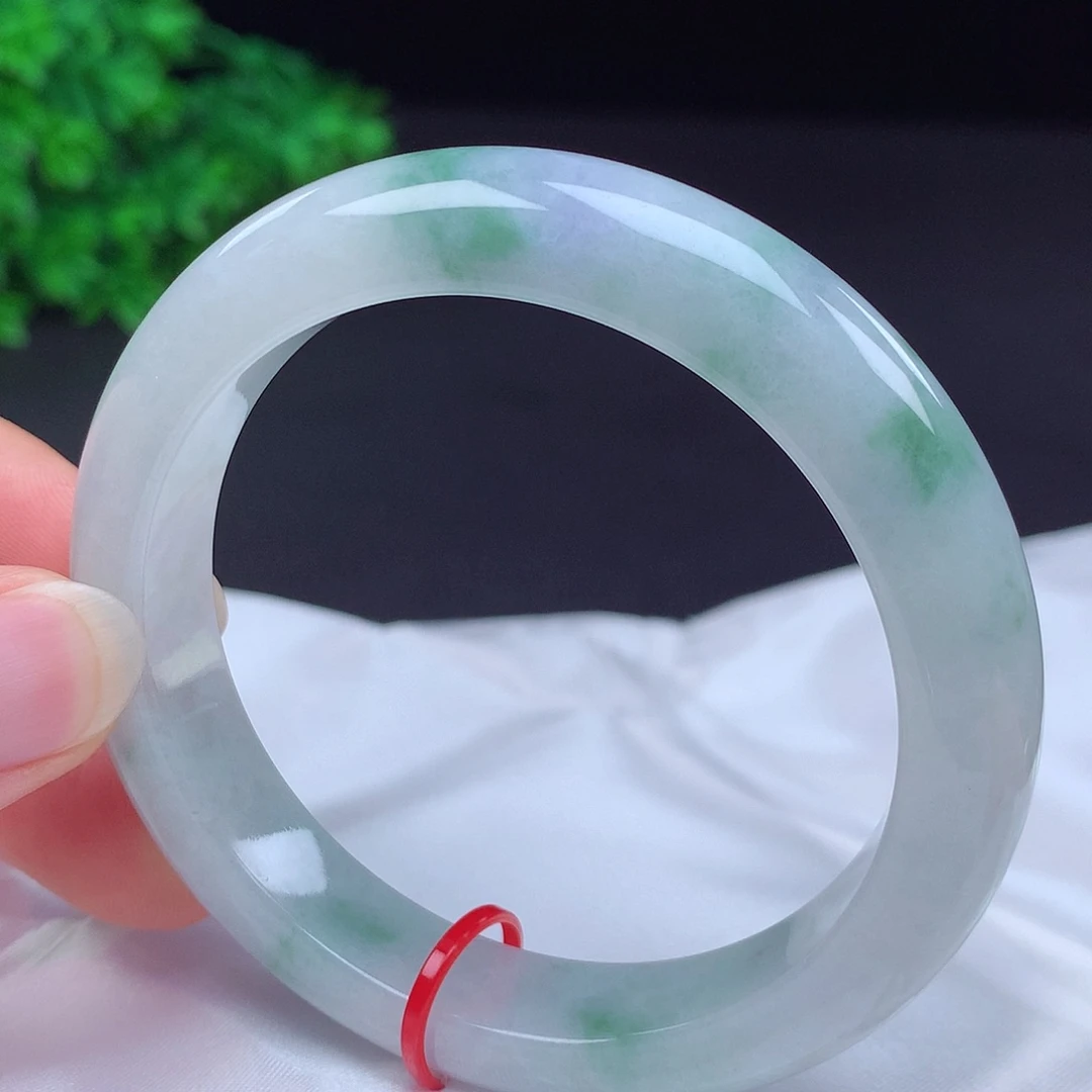 翡翠未镶嵌手镯57圈口431122