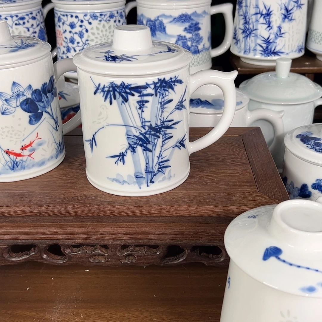 景德镇高温陶瓷办公杯