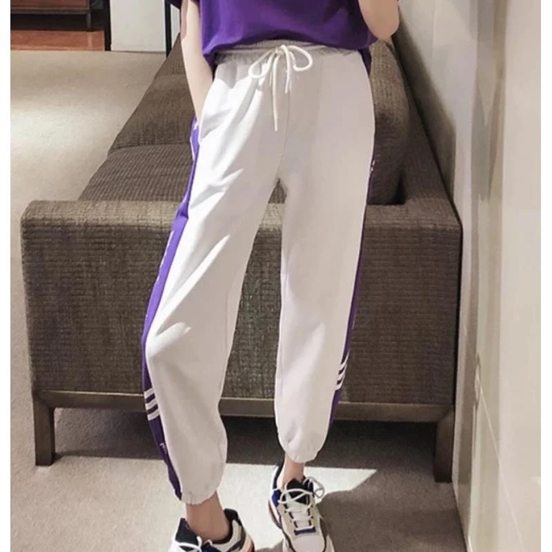 显瘦直筒时尚休闲百搭夏季春夏宽松运动休闲裤S310