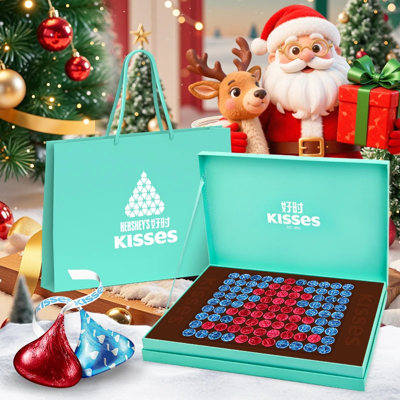 【圣诞节礼物】好时之吻进口巧克力99粒圣诞树礼物送女朋友