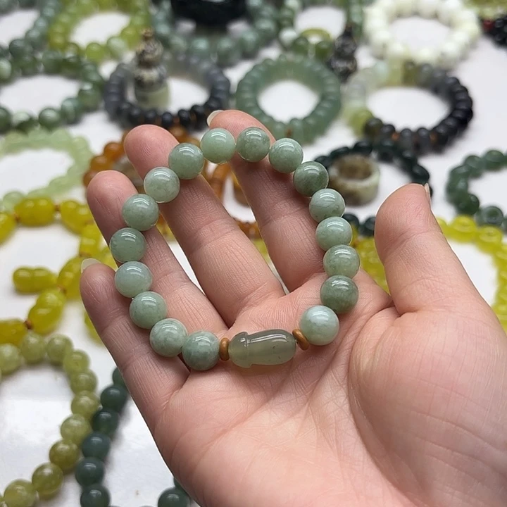 蛇纹石玉未镶嵌手串