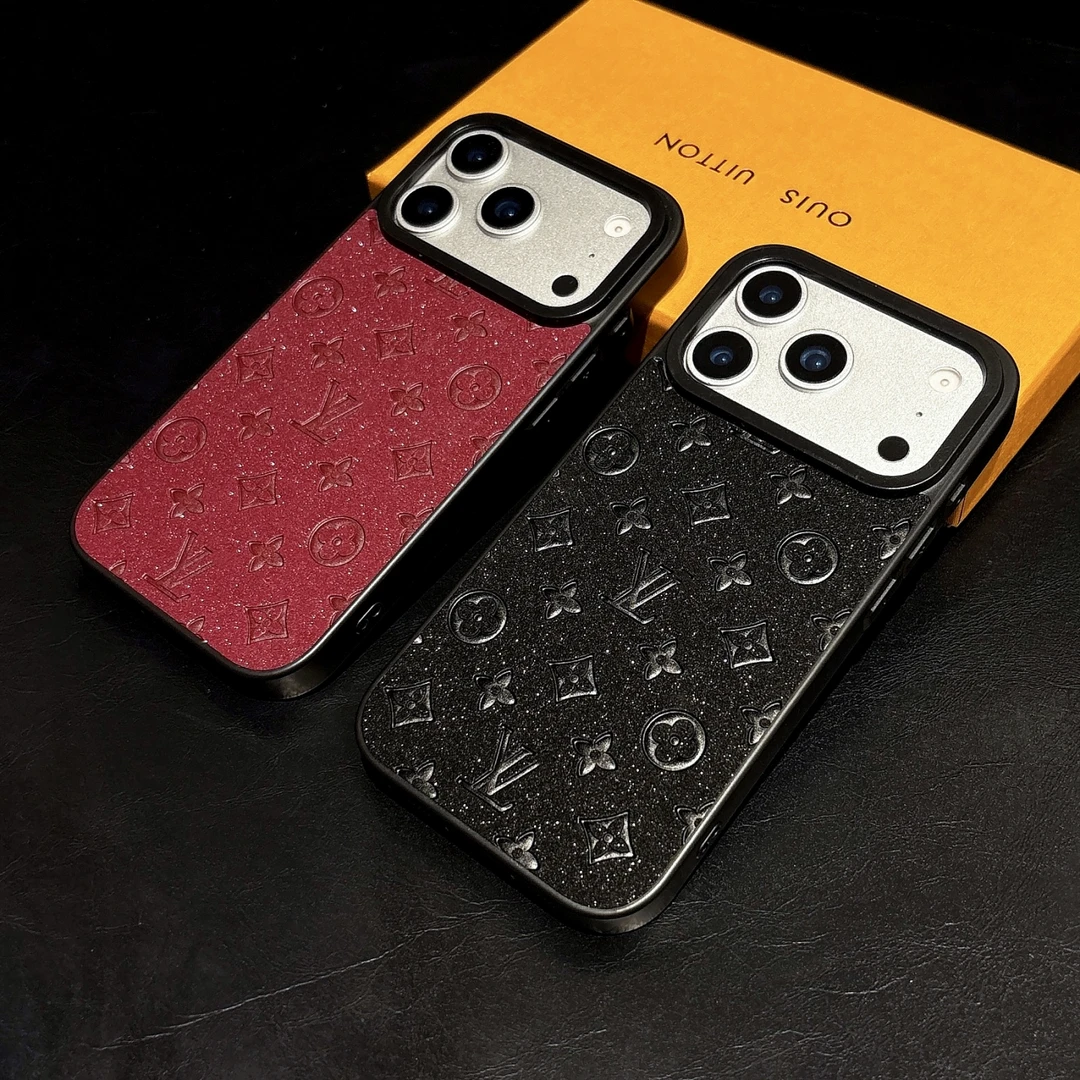 闪粉皮质适用苹果17promax手机壳Air潮牌16老花15男女14新款13套