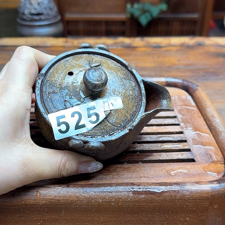 纯手工制作粗陶茶具