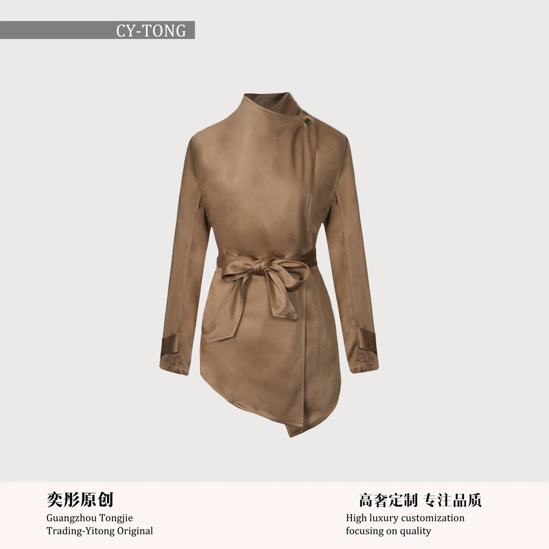 【彤姐原创】冬季休闲风收腰修身气质上衣翻领外套W25D657秋冬长袖