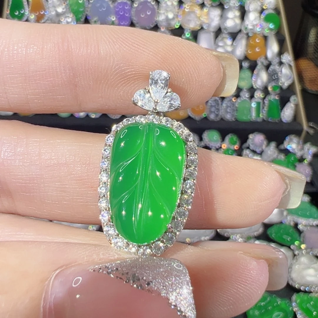 玛瑙/玉髓颈饰银S925镶嵌