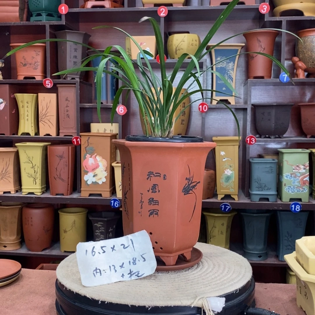 紫砂艺术紫砂花盆