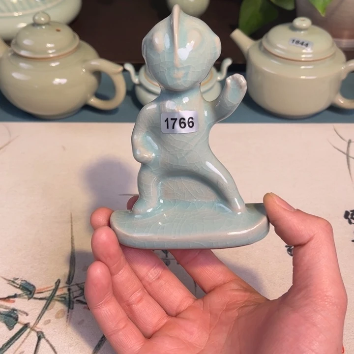 瓷杯子1766 青鸾汝瓷汝州发货