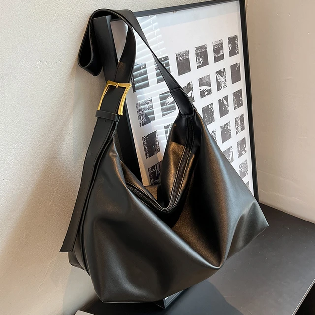 简约包包女2025超火时尚大容量单肩腋下包复古百搭通勤斜挎托特包