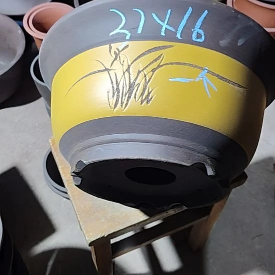 宜兴紫砂花盆清清楚了吗