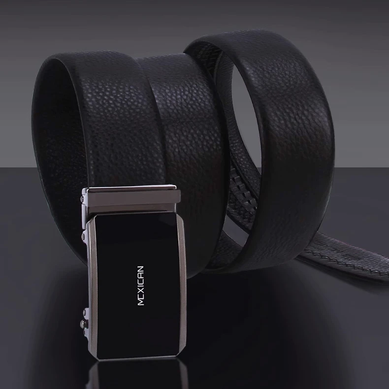 腰带男新款真皮商务休闲高档自动扣品牌正品牛皮裤袋送男友时尚