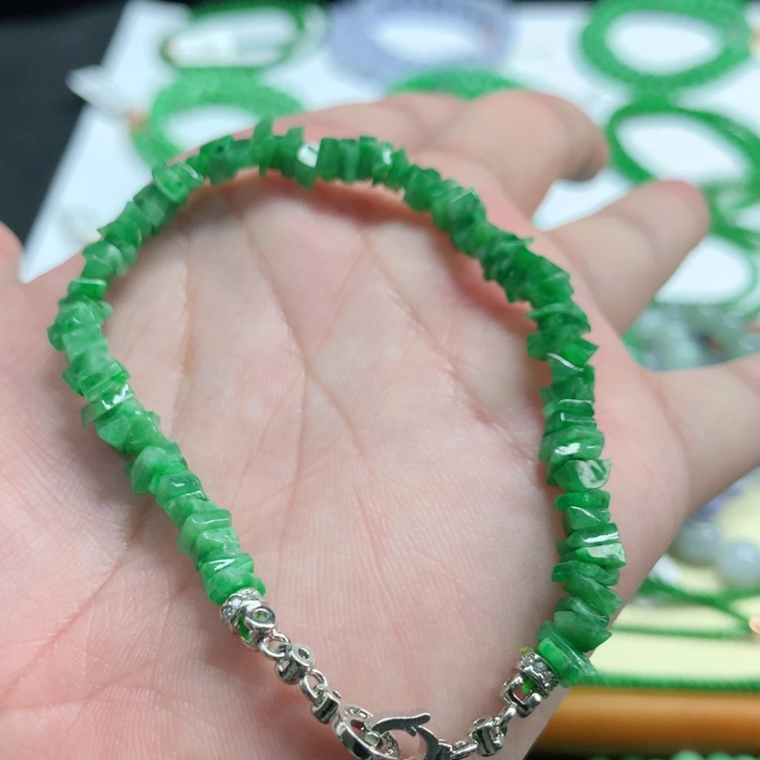 翡翠未镶嵌手链翡翠