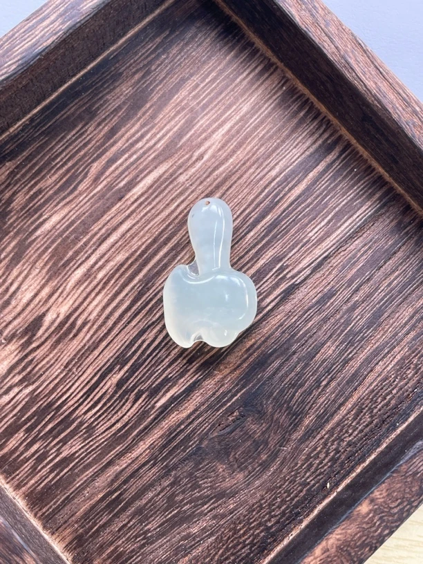 岫玉斧子吊坠 斧子挂件