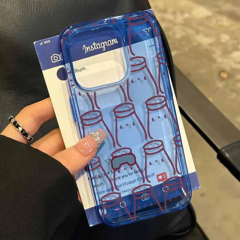 护目镜盐巴罐子适用iphone16/15p/14promax苹果11手机壳13软胶12X