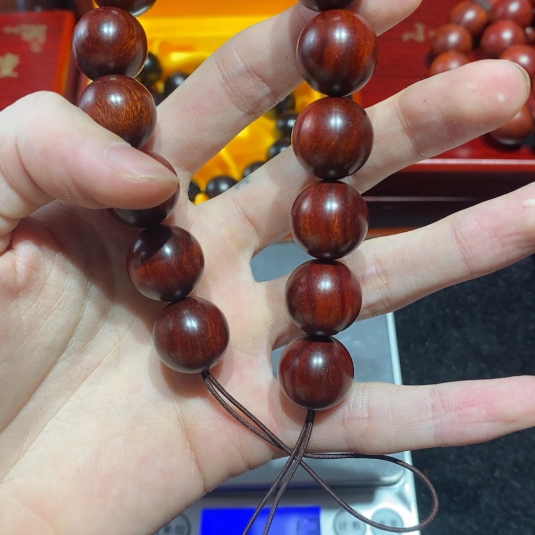 小叶紫檀手串/手链带黑线的琴料