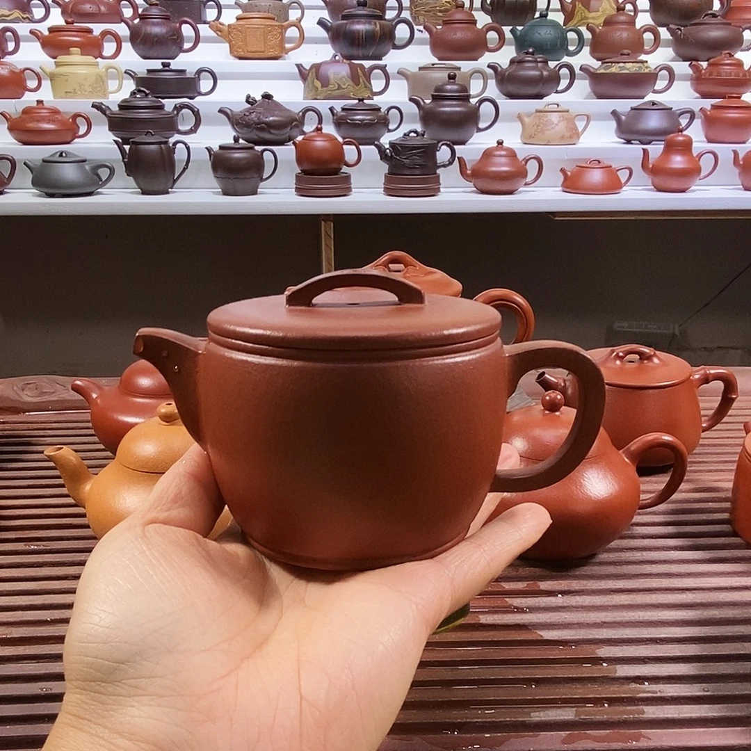 雁***飞紫砂茶壶原矿紫砂工艺