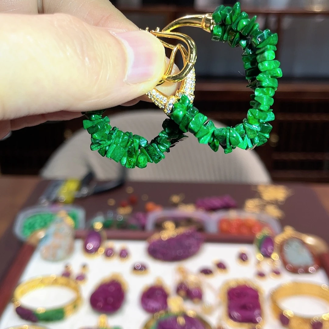 锦纶非金属耳坠华清