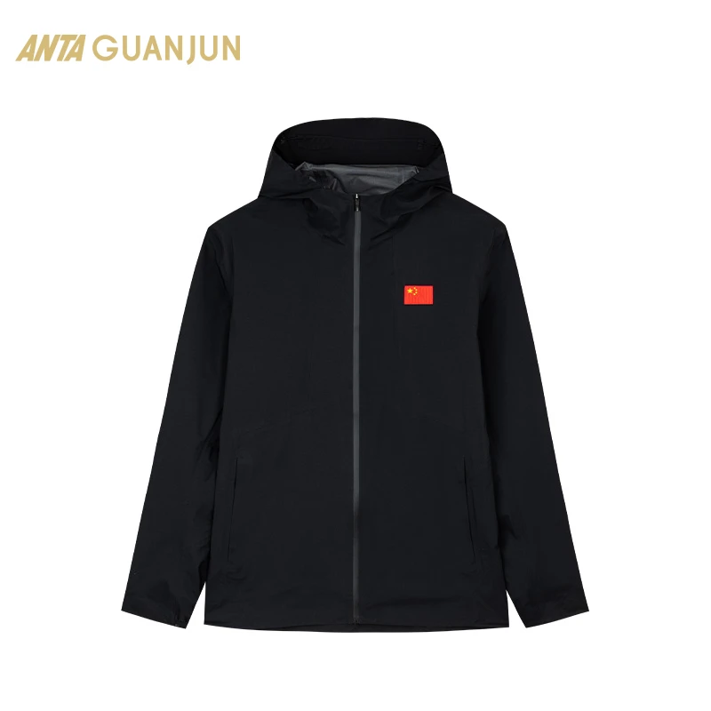 安踏【GUANJUN】休闲梭织薄外套训练连帽户外152430608含收纳