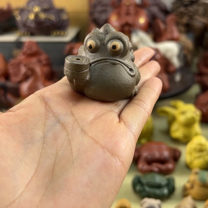 紫砂茶宠紫砂傲娇金蟾