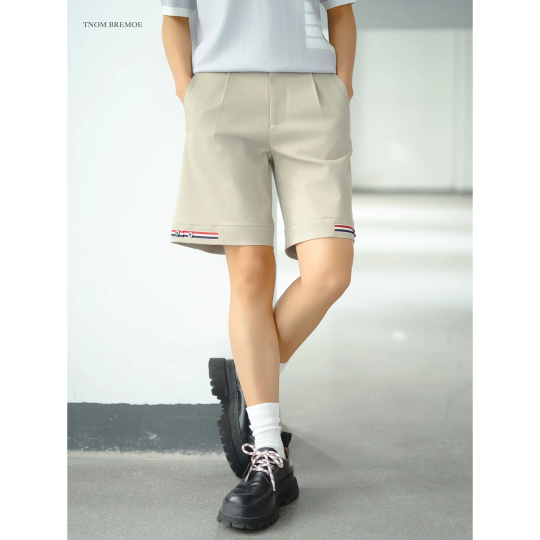 TNOM  BREMOE男女同款微弹力短裤极简风透气夏季百搭简约