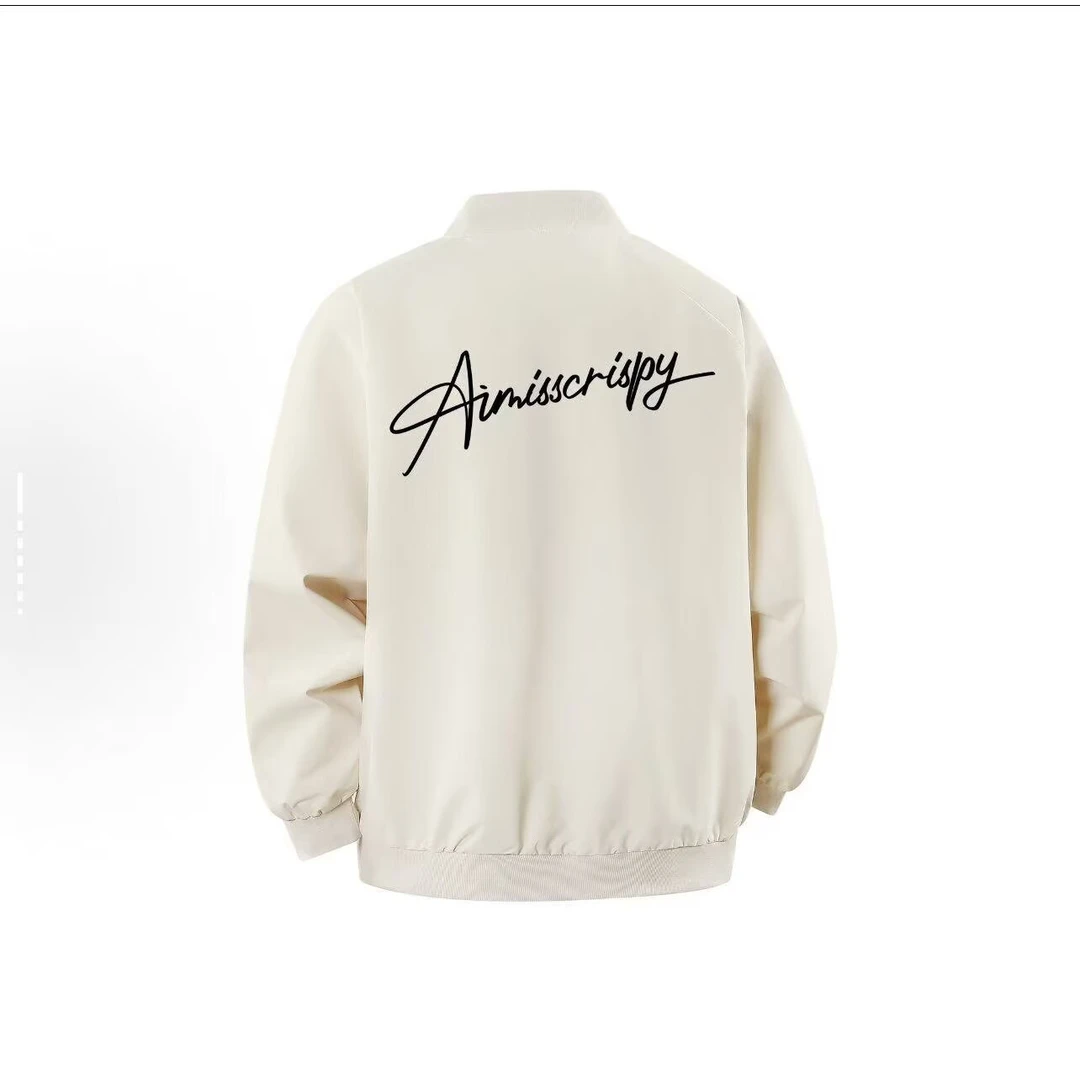 美式复古黑色飞行员夹克男春秋新款高街hiphop潮牌棒球服情侣外套