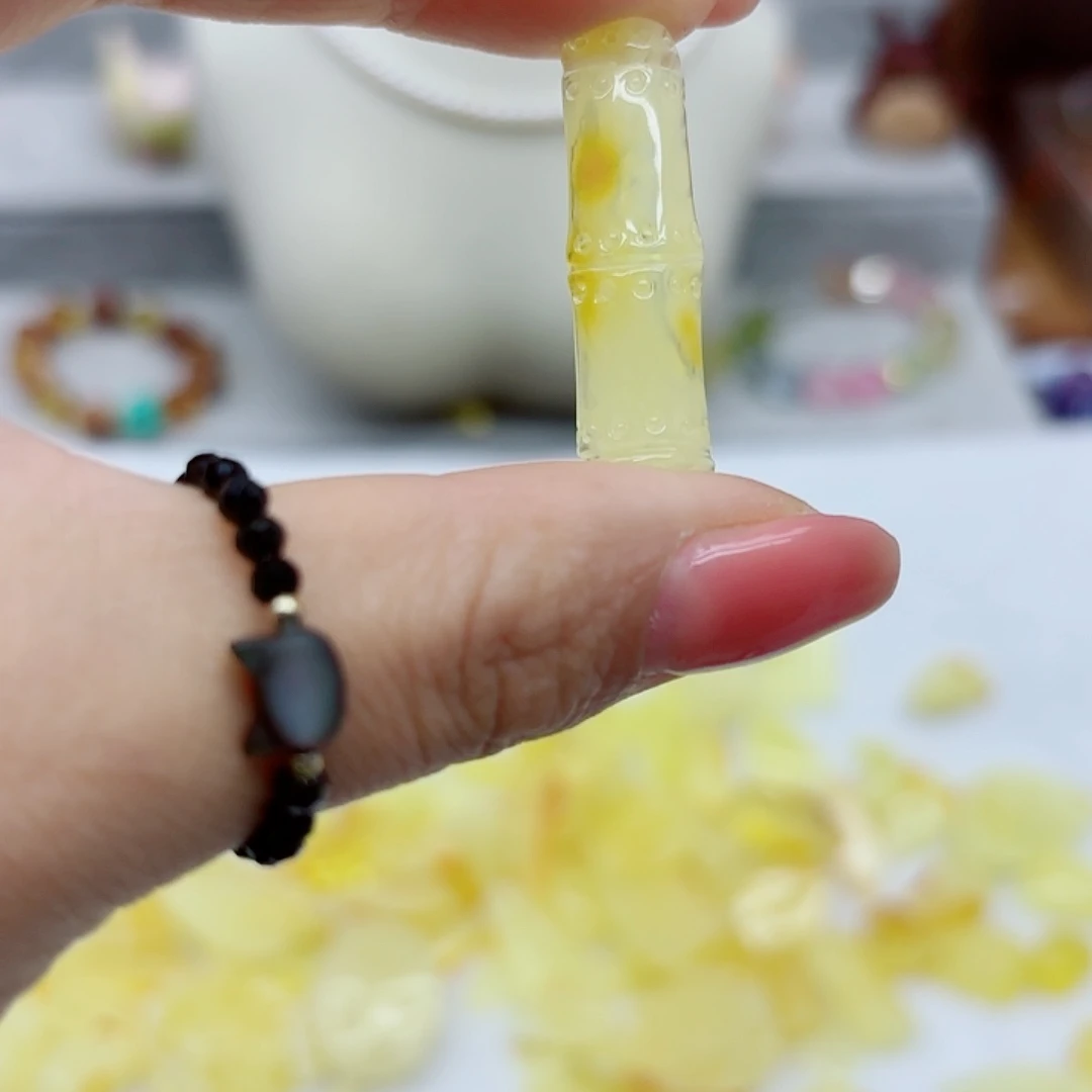 琥珀未镶嵌裸石配件