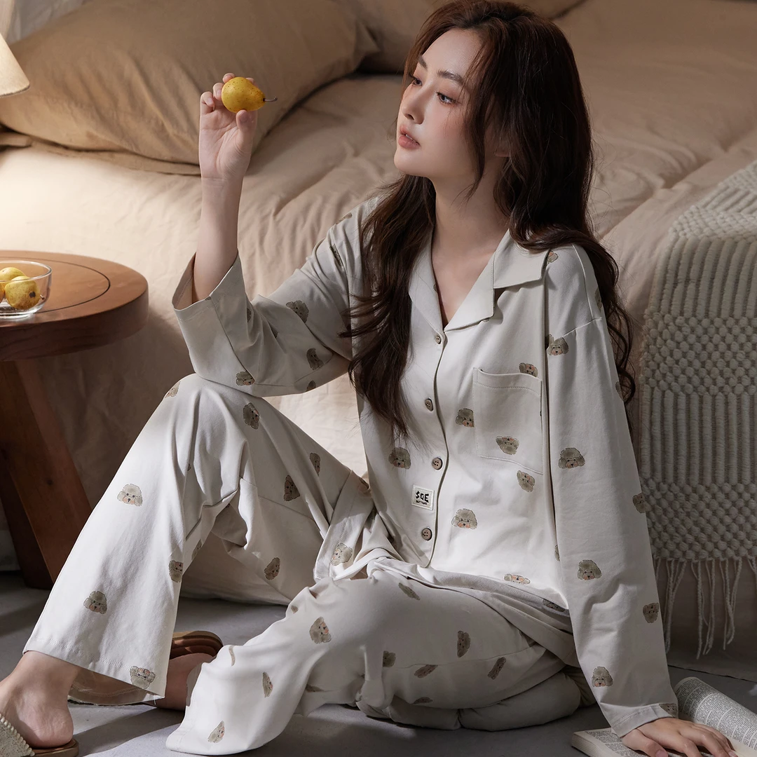 【早秋】睡衣女款秋季爆款2025新款琥珀流光风调性宽松舒适居家服