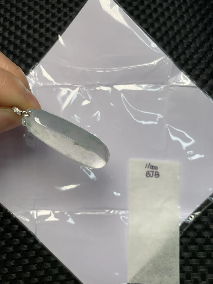 天然缅甸翡翠A货18K金镶嵌 BJB