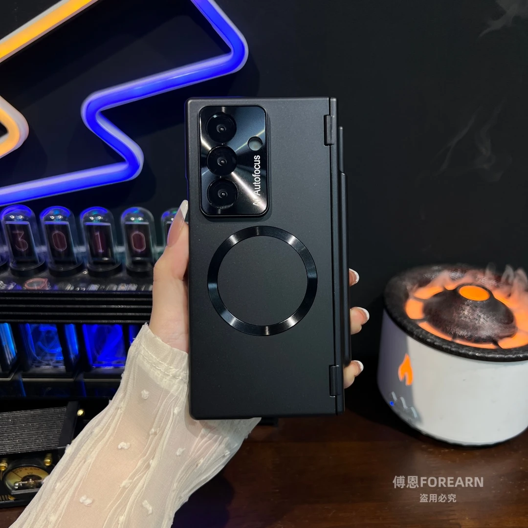 适用于三星zfold7手机壳带笔槽折叠屏fold6新款保护套磁吸fold7