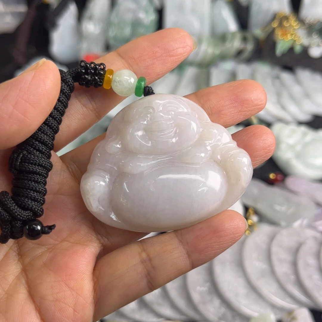 翡翠未镶嵌吊坠(不含链)瑕疵