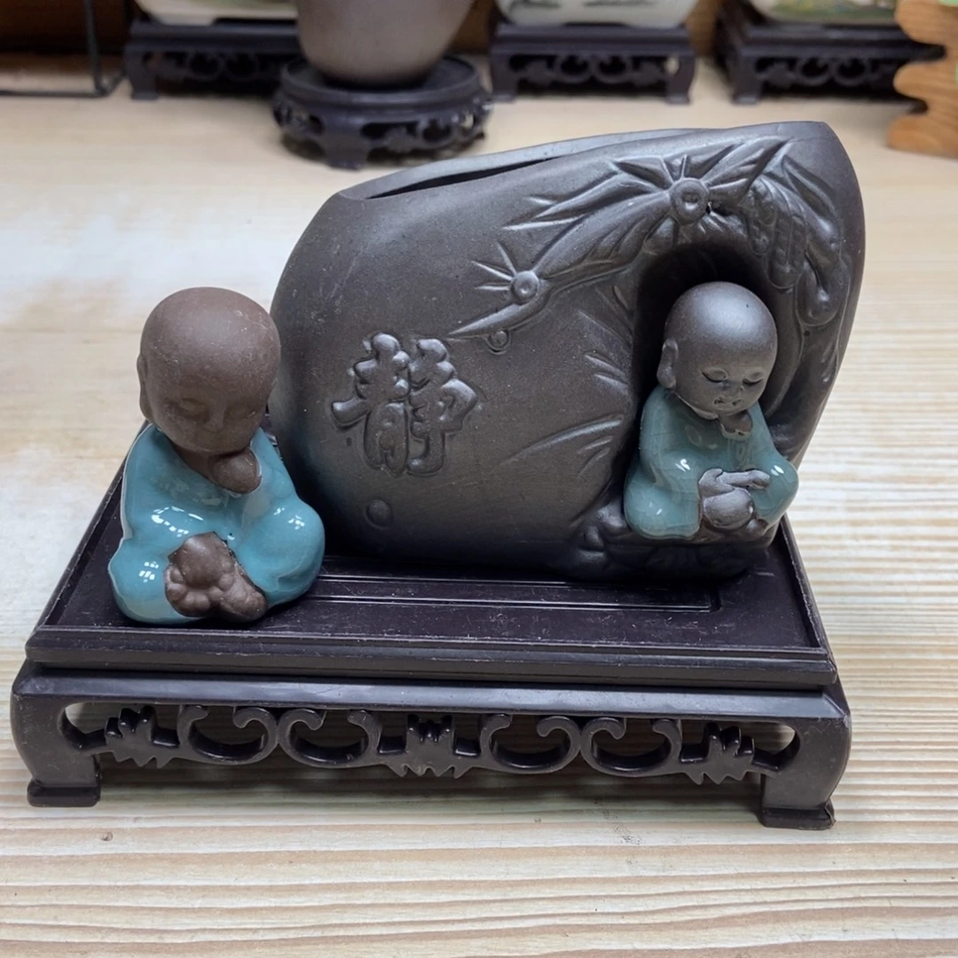 瓷片陶瓷花盆陶瓷艺术