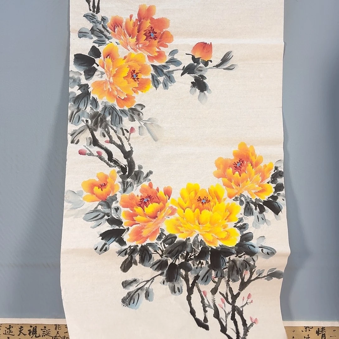 国画387 牡丹一如您的脸颊