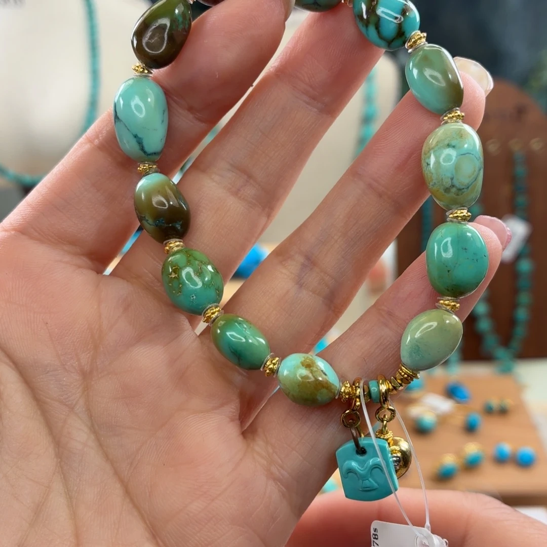 绿松石未镶嵌手链