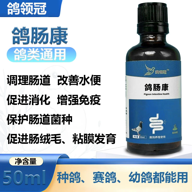 鸽领冠鸽肠康鸽子用调理肠道拉稀水绿便沙门氏非鸽药赛鸽保健用品